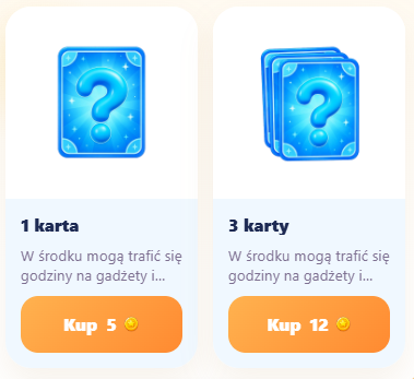Cards and reward drops in Boost Kids